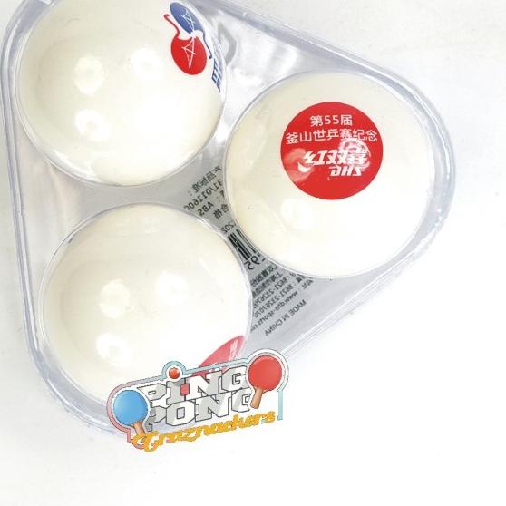 Bola Pingpong Tenis Meja DHS Busan isi 3 - isi 3