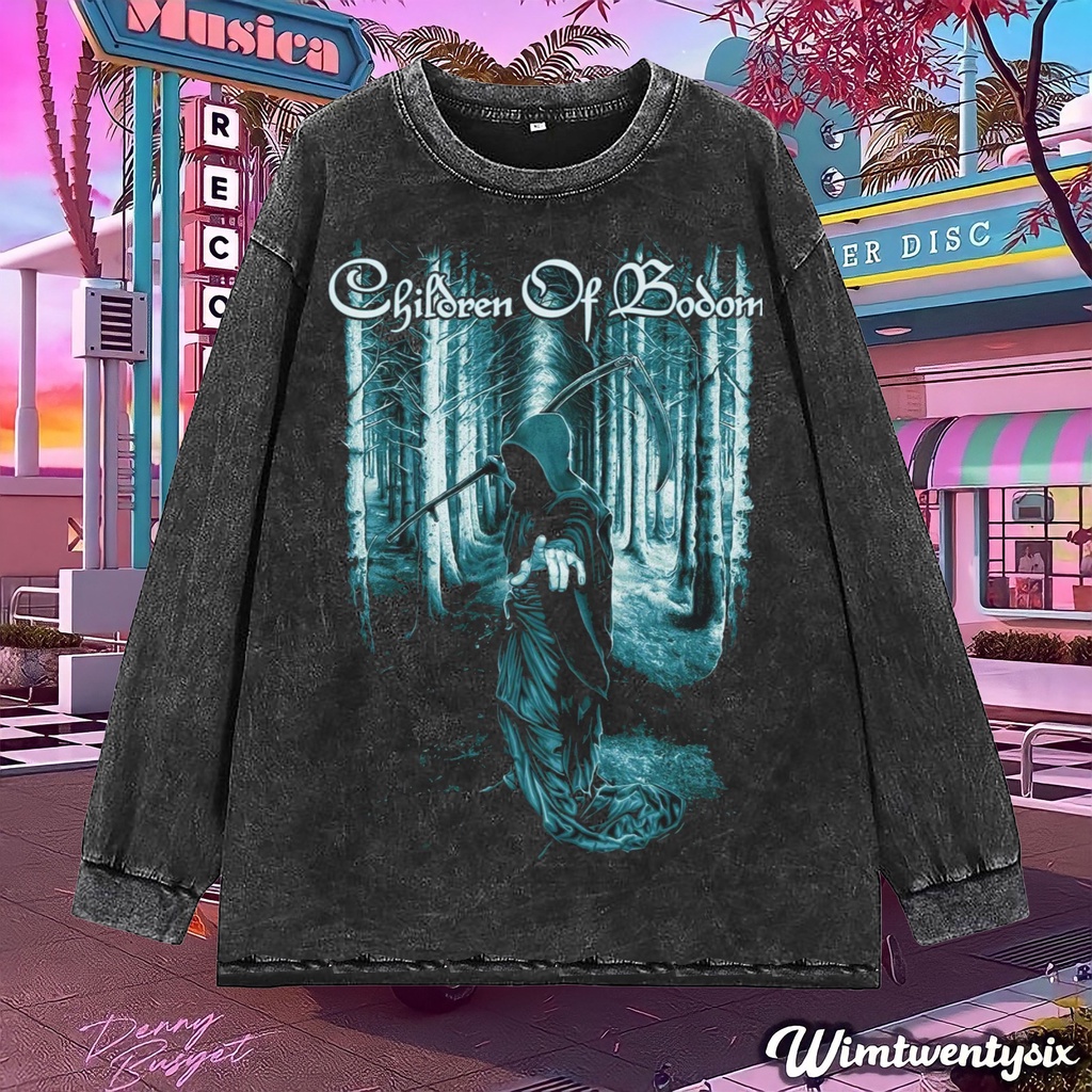 Wimtwentysix “Children Of Bodom Everytime I Die” Oversized T-Shirt | Longsleeve Tee | Kaos washing