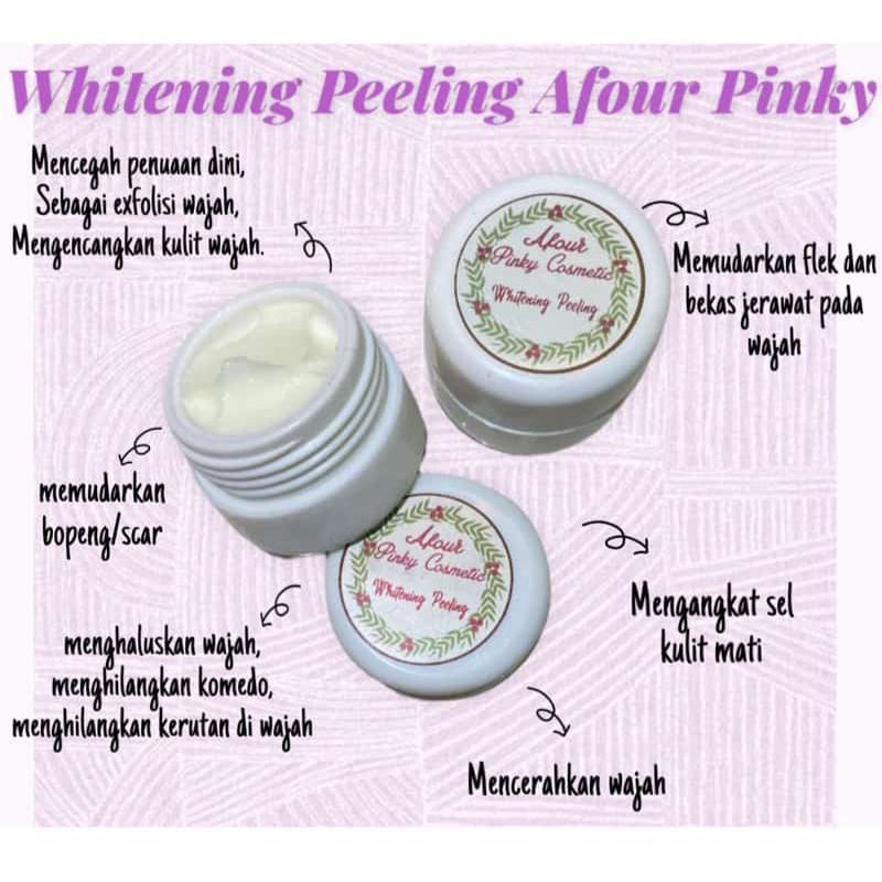 PEELING WHITENING by Afour Pinky cosmetik