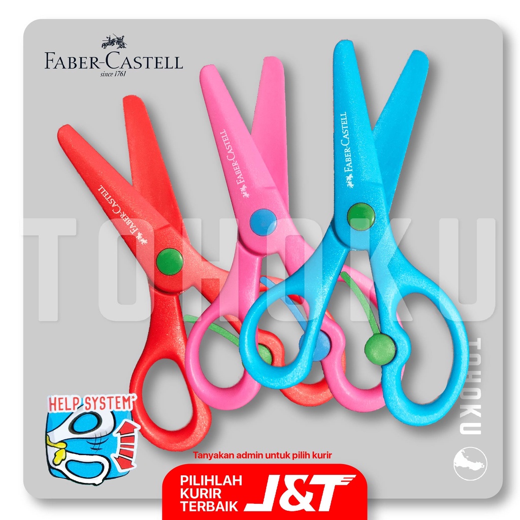

Gunting Anak Faber Castell Kids Safety Scissors