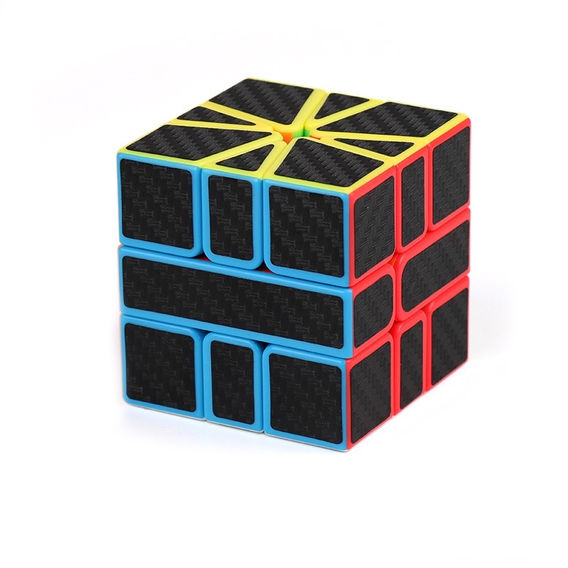 Mainan Edukasi Puzzle Kubus Rubik Profesional Bahan Serat Karbon Untuk Anak