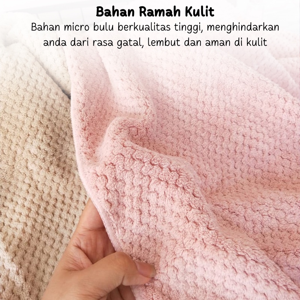 Handuk Mandi Jumbo Ukuran 80x165cm Handuk Hotel Bahan Tebal Lembut