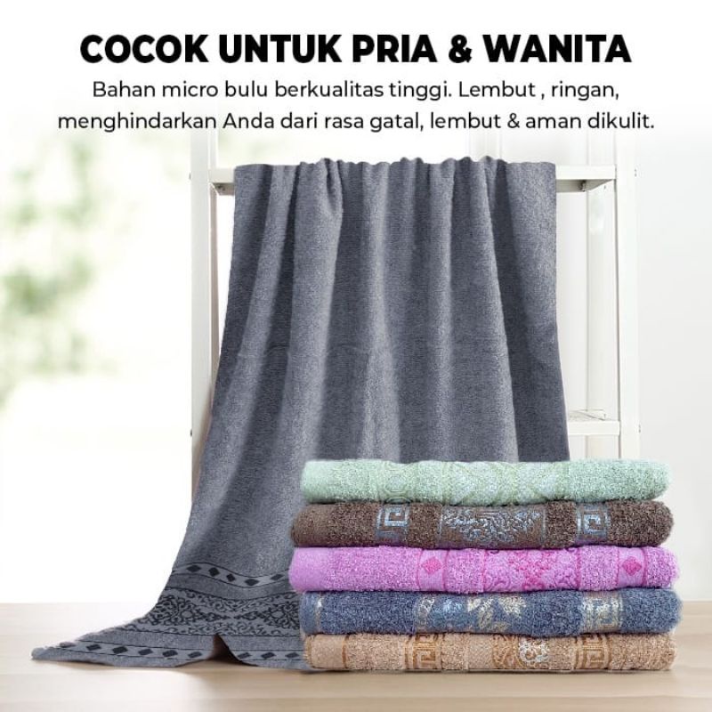 Medan Termurah Size 70x140 handuk mandi dewasa vine royal Handuk bagus import