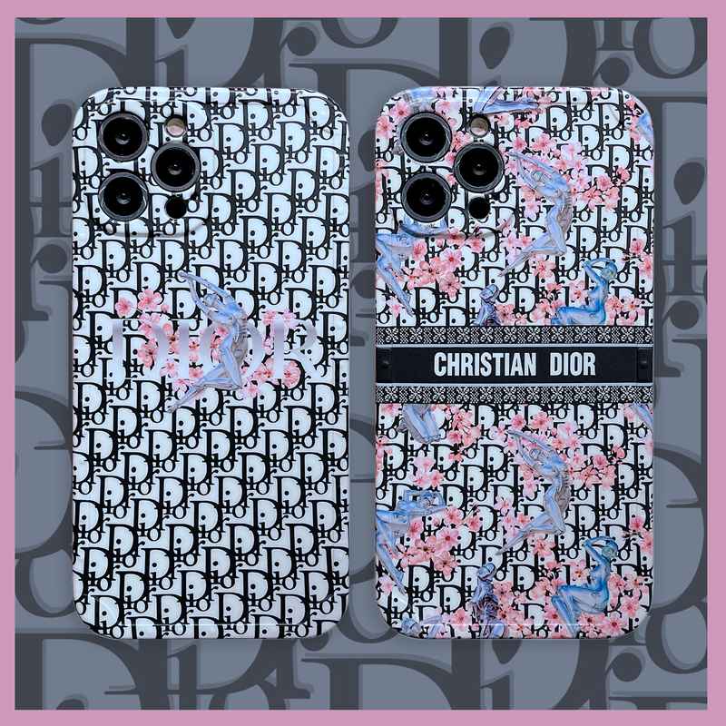 Luxury IMD Case HP iP iPhone X Xr Xs Max14 Plus+Apple11 12 13 Pro Max Sarung Silikon Wanita Casing Handphone Christian Dior Offcial Style