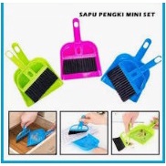 Sapu kecil / sapu mobil / sapu mini bahan ijuk &amp; senar (26cm)