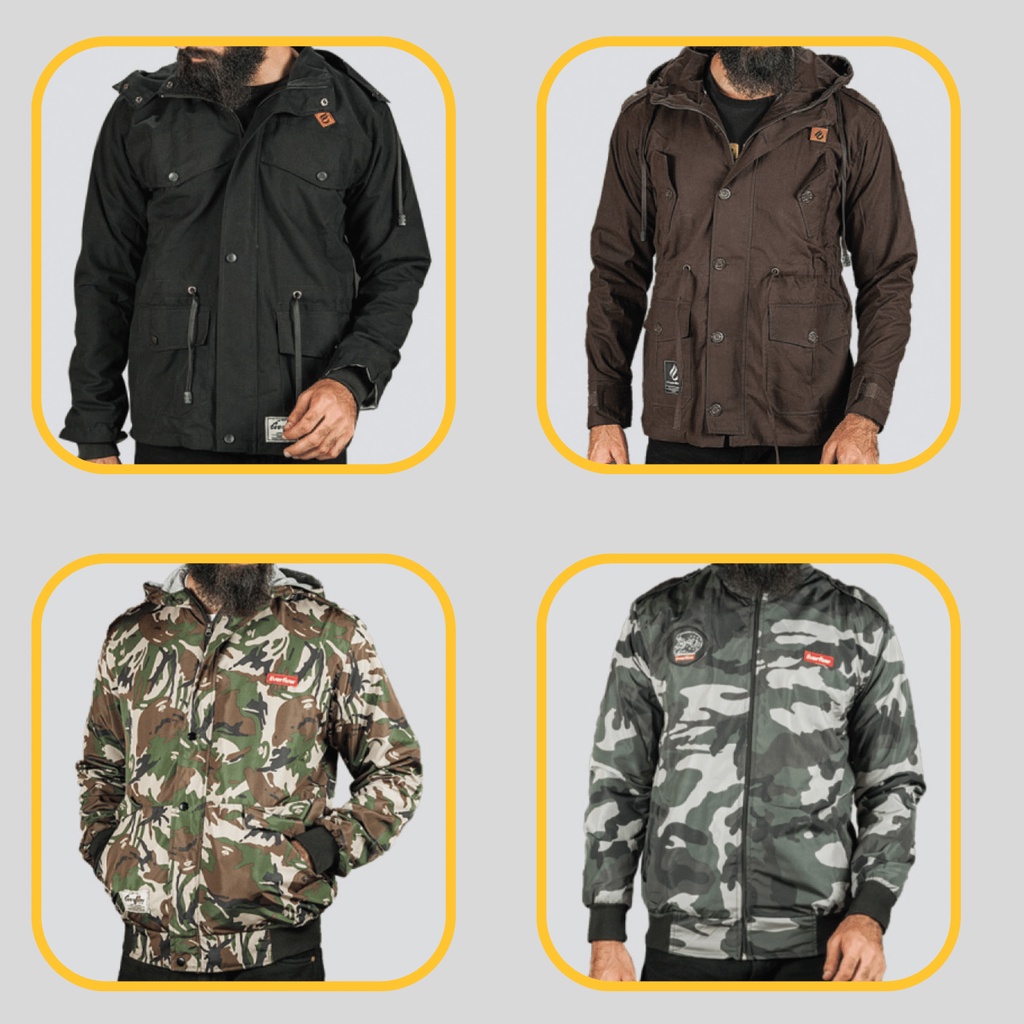 ☀ EVERFLOW ☀ Sale Jaket Sweater Hoodie Pria kombinasi Random