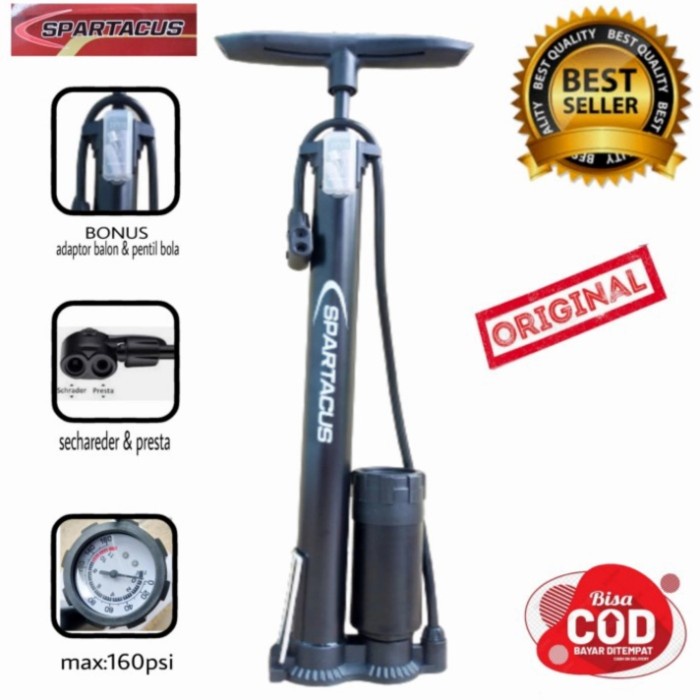 Pump Pompa Odessy/Pompa Angin Sepeda,Motor,Mobil,Bola Balon.