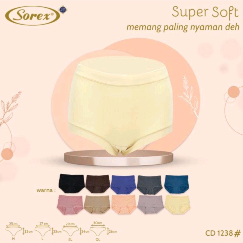 Sorex Celana Dalam Wanita Super Soft Art 1238