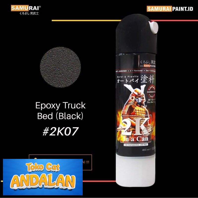 

Toko Cat Andalan - Pilox Samurai Truck Bed Black 2K07 Toko Cat Andalan Motor dan Mobil