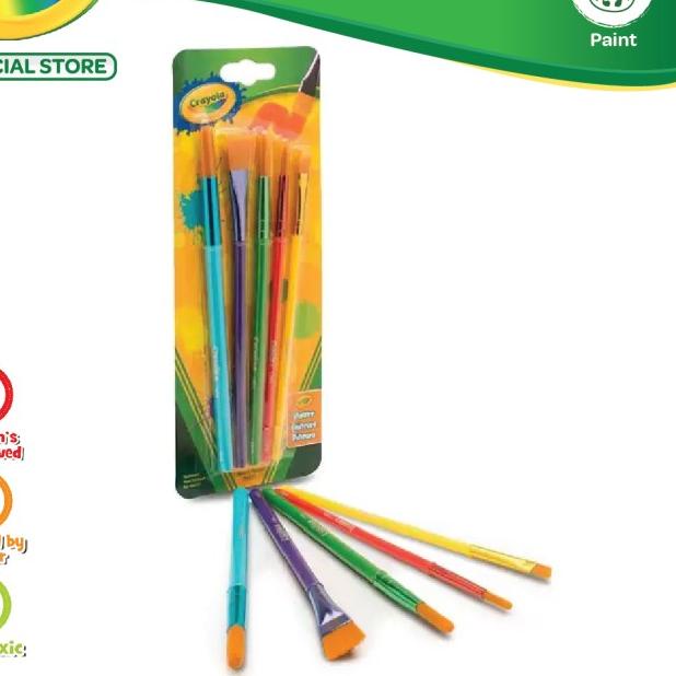 

Crayola Paint Brush - 5pcs