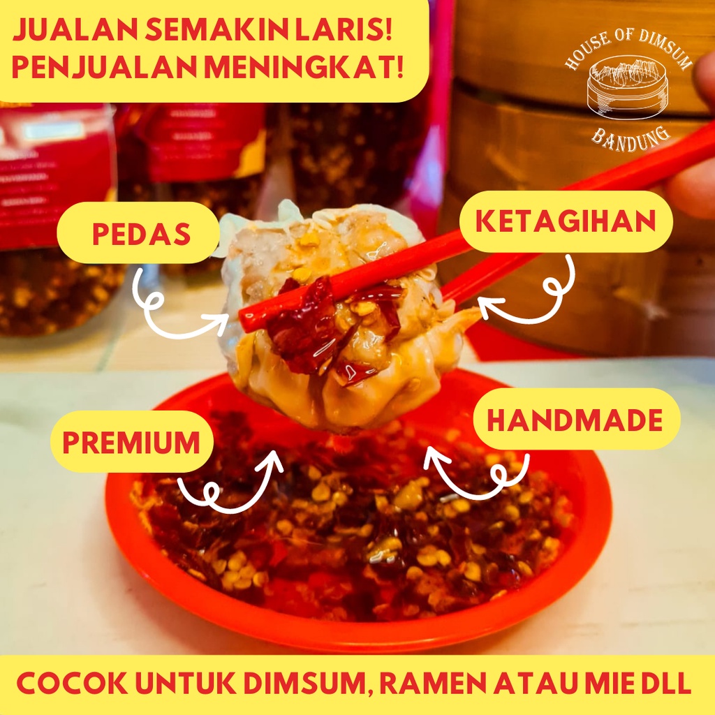 

HG Chili Oil Minyak Cabai Pedas Premium 1ml