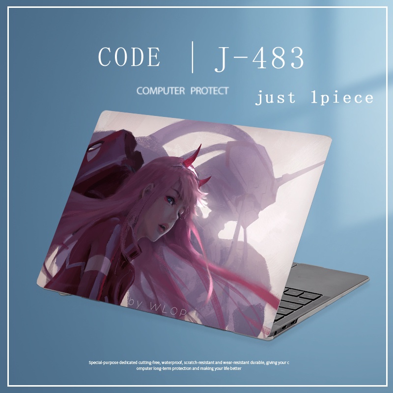 1pc Universal Custom Pola COD Cover Laptop Kartun Stiker Skins FFOR Dell Inspiron 5300g5 5587 XPS 13 7390 15-7566 15-7567 Lukisan Notebook Film