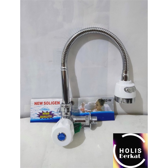 KERAN LEHER ANGSA FLEXIBLE CUCI PIRING / KRAN DAPUR SOLIGEN WS2W