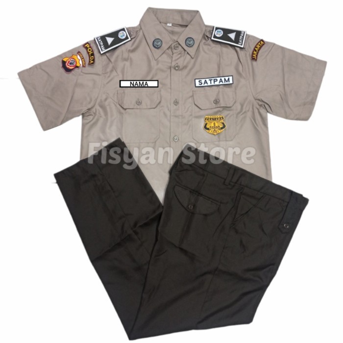 Seragam Pdh Satpam Seragam Pdh Security Coklat