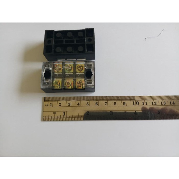 Terminal Block 25A 3P 600V Terminal Kabel Listrik Blok 2503