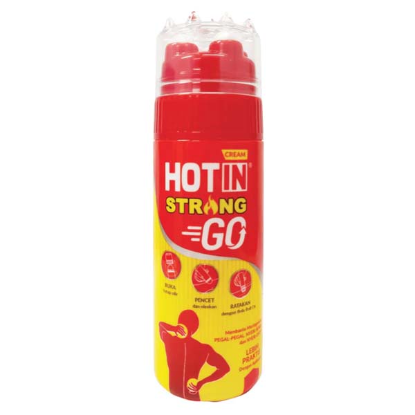 [DENGAN ROLL ON + ALAT PIJITAN AKUPUNTUR | 100GR] [BPOM] HOTIN Go Original | Strong 100GR | Meringankan Nyeri Badan dan Pegal Pegal |