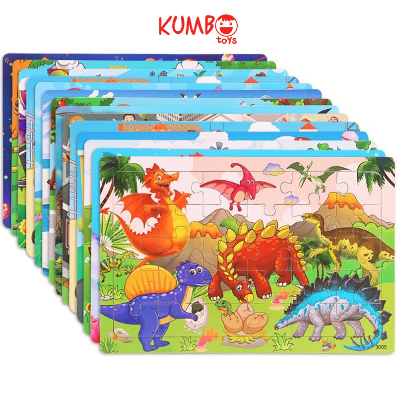 Mainan Edukasi Puzzle Jigsaw Besar Puzzle Kayu Anak