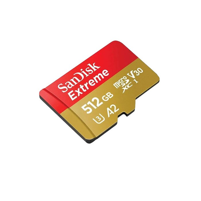 Sandisk MicroSDXC Extreme 512GB U3 A2 4K V30 - SDSQXAV-512G