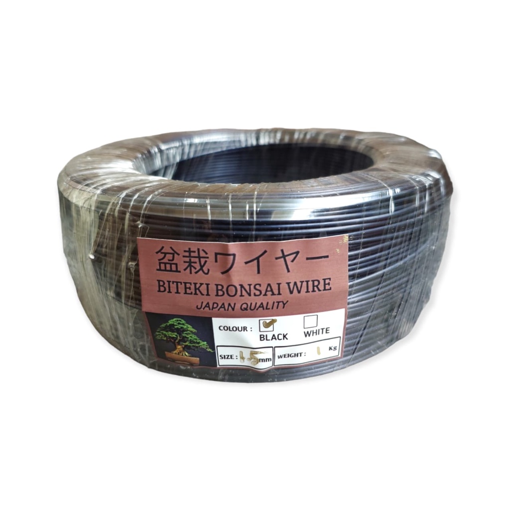 KAWAT BONSAI HITAM BITEKI BONSAI WIRE SUPER SOFT QUALITY