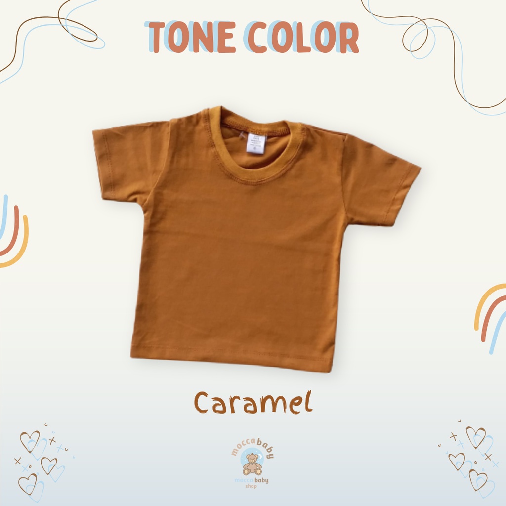 MBSS - KAOS BABY POLOS Basic Tee Kaos Anak / Atasan Anak / Kaos Bayi / Atasan Bayi