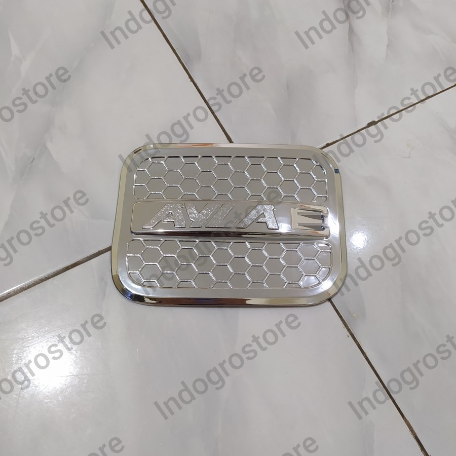 Tank Cover Tutup Tangki Bensin CHROME Mobil AGYA AYLA 2012 2013 2014 2015 2016 2017 2018 2019 2020 2021 2022