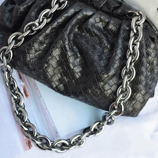 Bag Strap Chain Tali Tas Rantai Aksesoris Tas Shoulder Bag Big Chain - Silver