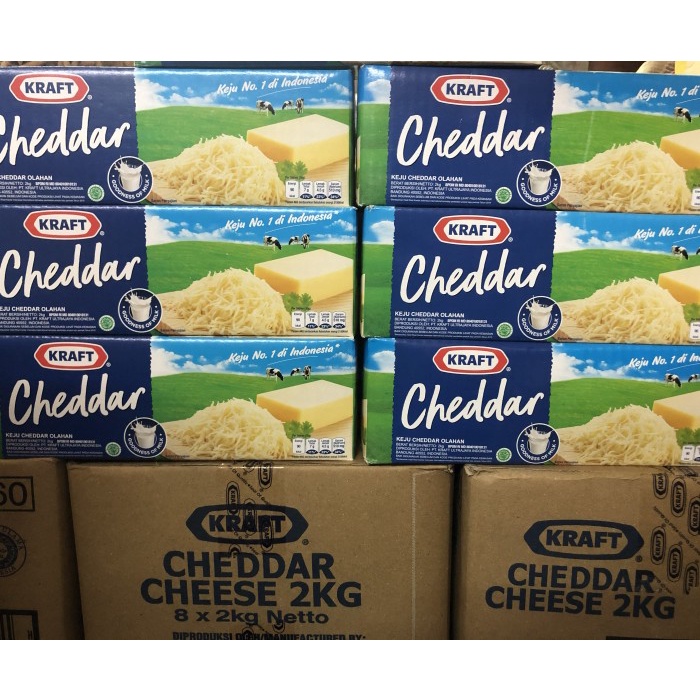 

T0P KEJU KRAFT CHEDDAR KEMASAN 2KG - GOJEK ONLY!! SELAIN GOJEK KAMI CANCEL NICE