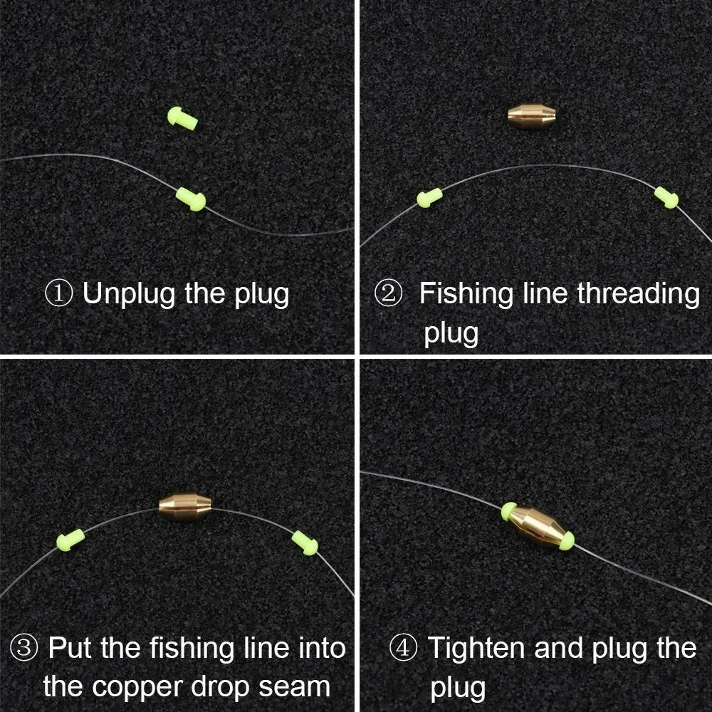 Pemberat Berat Atas Aksesoris Memancing Tahan Lama Paduan Tembaga Garis Sinkers