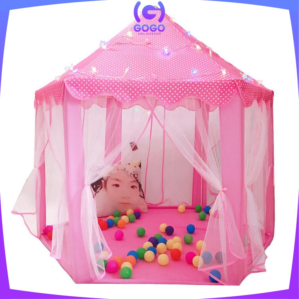 GOGO-M130 Tenda Mainan Anak Tenda Princess Model Rumah Tenda Castle Anak Mainan Rumah Rumahan Anak