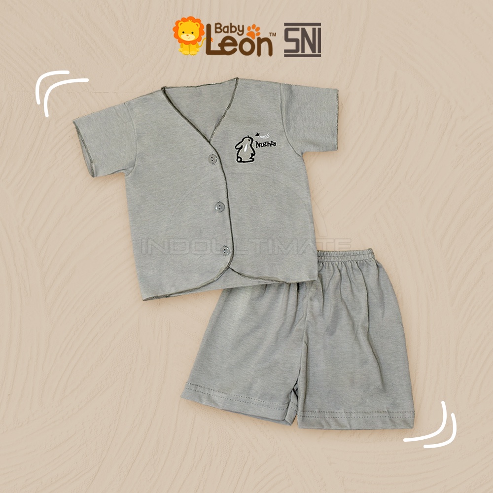 Rabbi Forest Leopard SERIES Baju Bayi Baru Lahir Celana Bayi Newborn (0-3 Bln) BABY LEON BC-8711 Baju Lengan Pendek Bayi Baju Lengan Panjang Bayi Baju Tidur Atasan Bayi Kaos Bayi Pakaian Bayi Celana Pendek Bayi Celana Harian Bayi BC-8712 CLB-8713