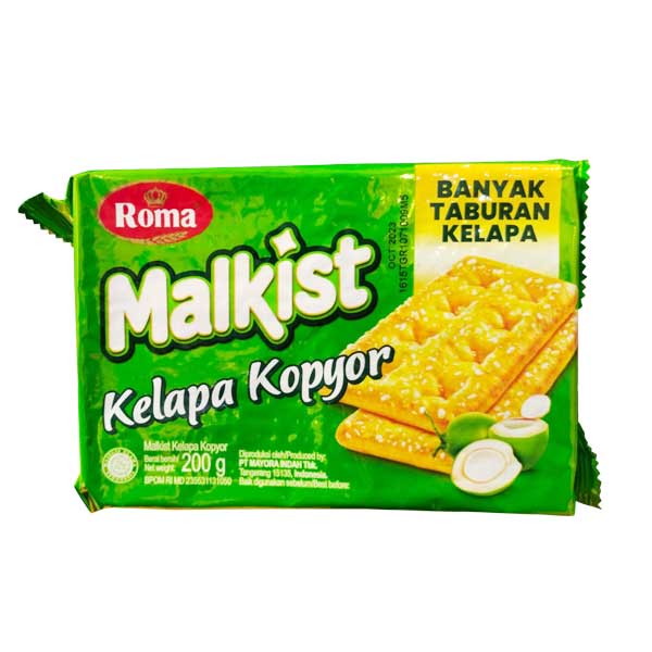 

ROMA MALKIST KELAPA KOPYOR 200 GR - BISKUIT