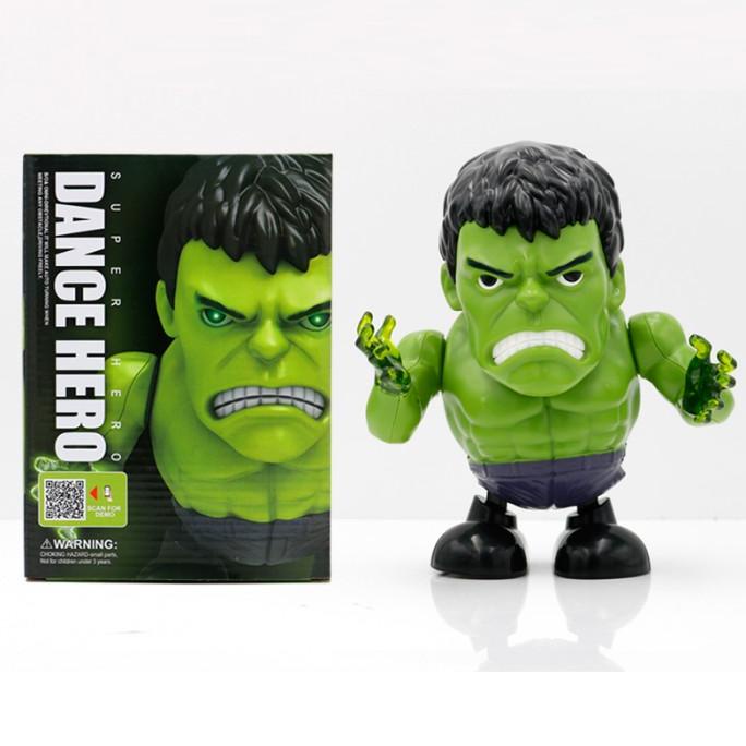 M153i Mainan Robot Dance Hero HULK With Music Joget Dancing LED Jumbo