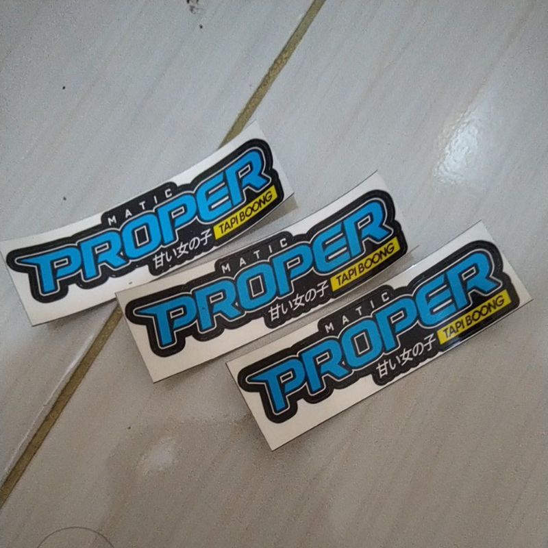 Jual Sticker Motor Matic Proper Tapi Boong Shopee Indonesia