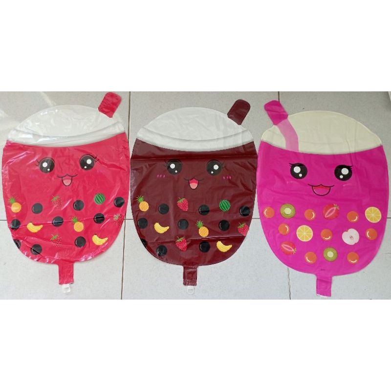 Balon Foil Boba ukuran ±60cm