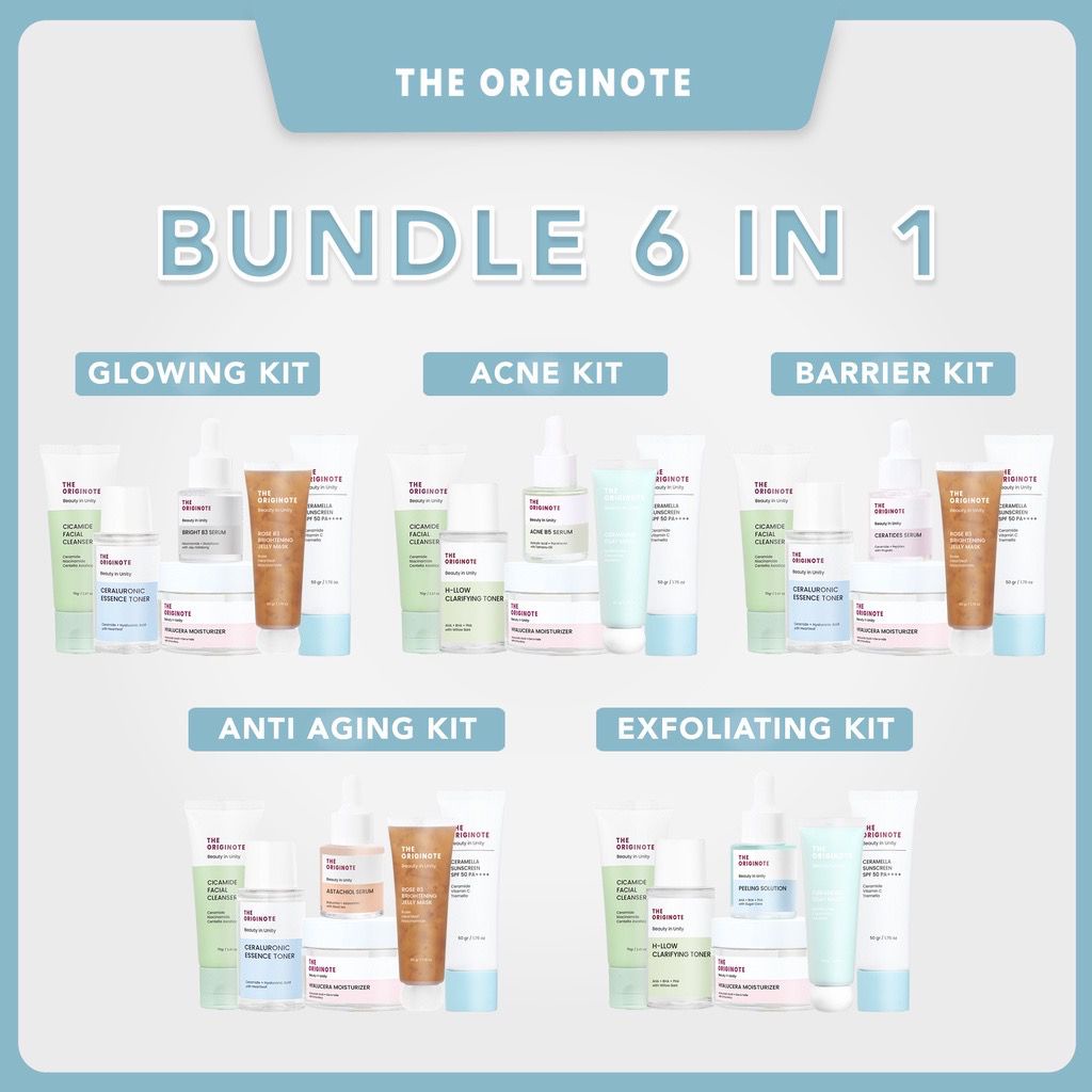 SPECIAL BUNDLE 6in1 THE ORIGINOTE Paket Skincare