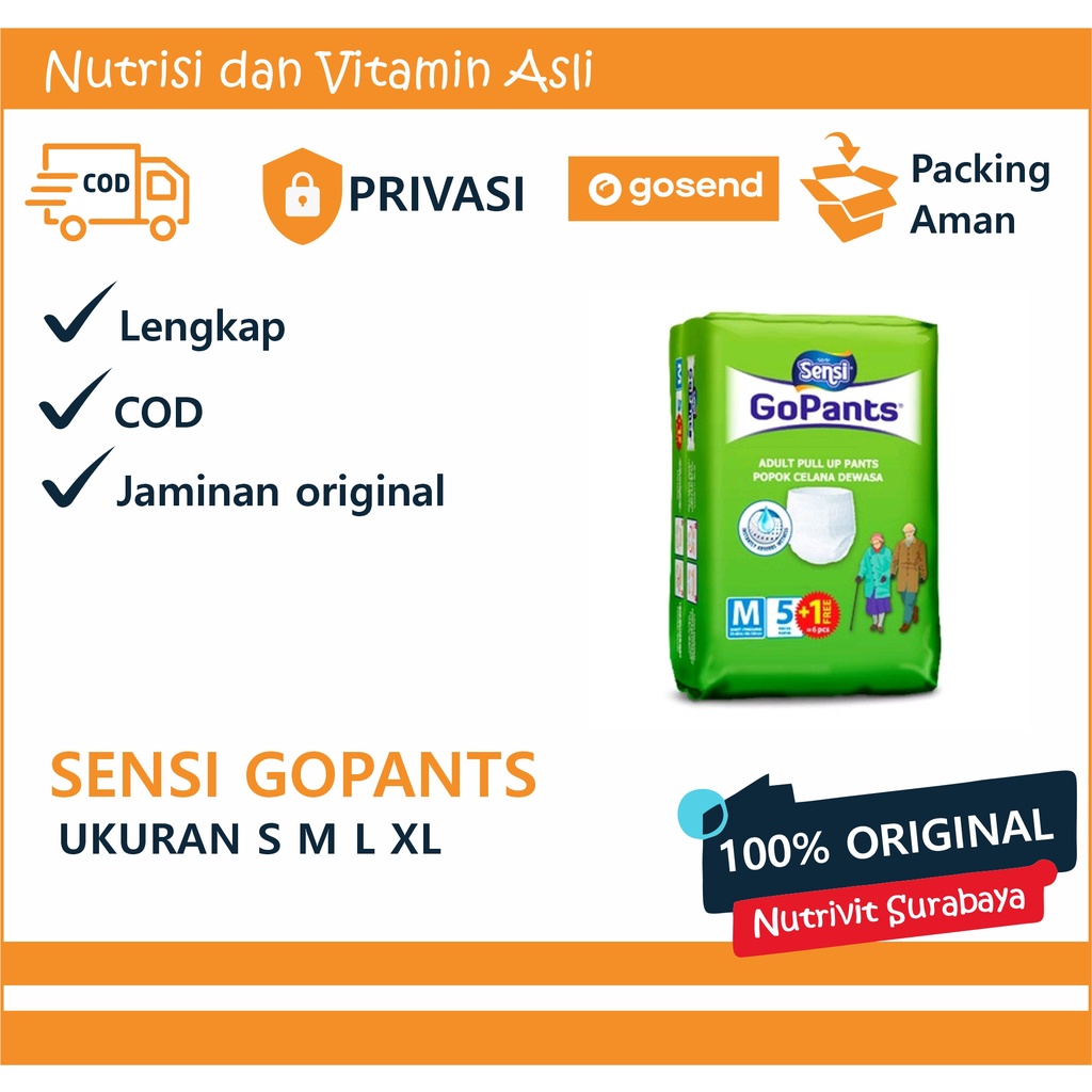 SENSI GOPANTS POPOK DEWASA