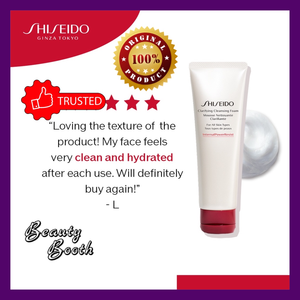 SHISEIDO Clarifying Cleansing Foam 50ml 125ml | Pembersih Wajah