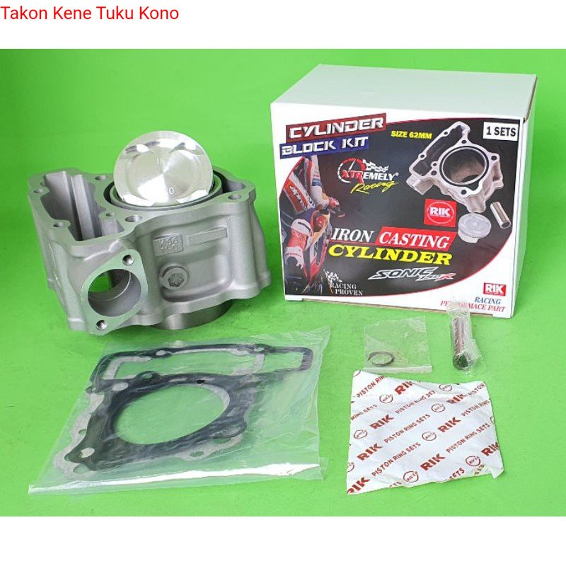 BLOK BORE UP SONIC 150R / SUPRA GTR / CBR 150R K56 / CB 150R K56 SIZE 62MM TKTK