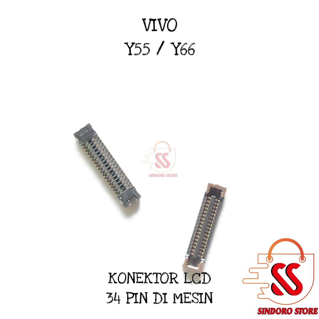 Konektor Lcd Vivo Y55 Y66 Fpc Lcd 34 Pin Di Mesin