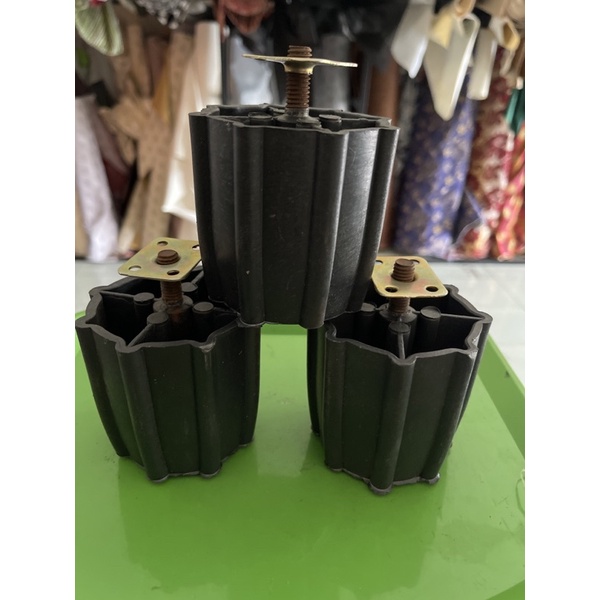 KAKI PLASTIK KAKI FIBER BULAT 8cm / KAKI SOFA / KAKI KURSI BULAT / KAKI FIBER PLASTIK SOFA