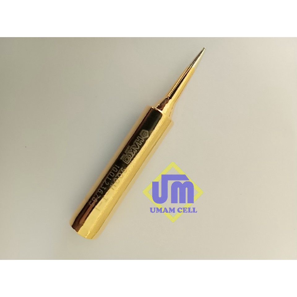 mata Solder 936 hakko Gold 900M-T-I lurus bengkok Runcing mata solder tajam ujung solder tajam 900MT