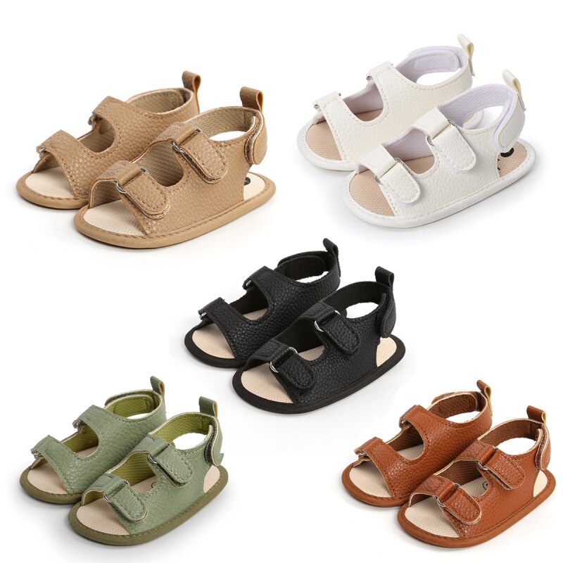 Sandal Anak Bayi Laki Laki LEON 0 - 12 Bulan Kekinian / Sandal Baby Cowok Nyaman Terbaru