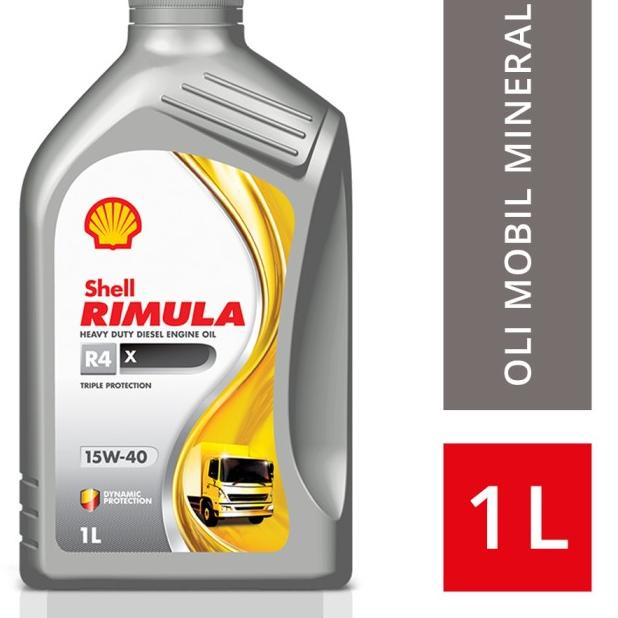 Oli Mesin Mobil Shell Rimula R4X (1L)