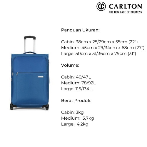 CARLTON X-Plus EXP Spinner Koper Softcase
