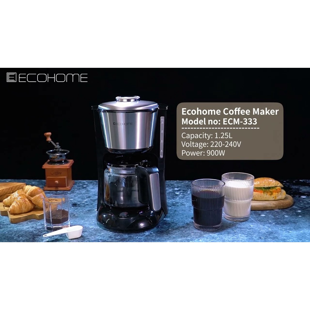 Ecohome Coffee Maker - Mesin Pembuat Kopi ECM-333 / ECM333 Cepat Saji