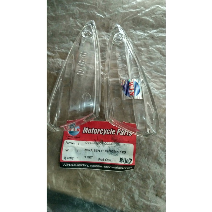 Mika kaca lampu sen depan supra x 125 lama