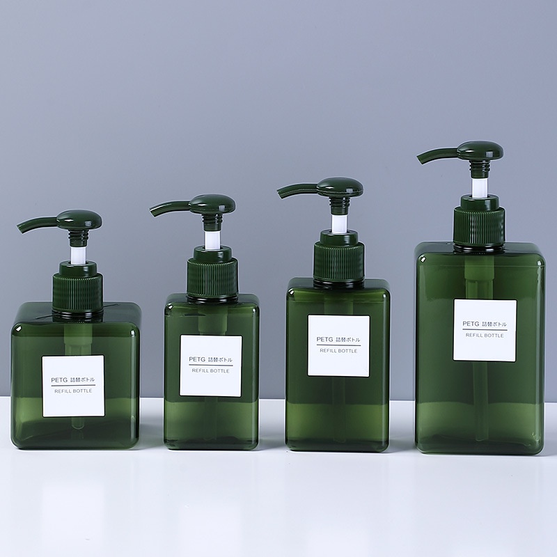 (CTSHOP1) Botol Sabun Cair Pump Lucu Travel Plastik/Kotak Sabun Cuci Piring Shampoo