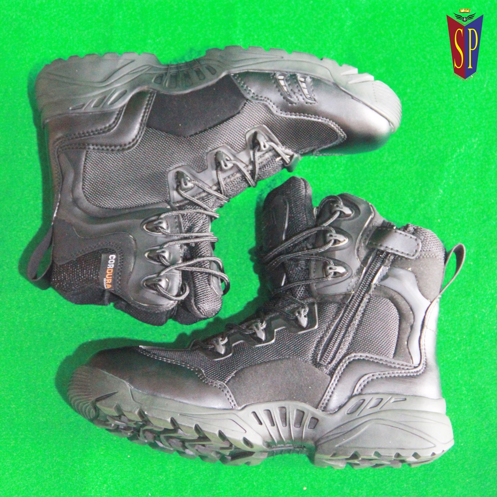 Sepatu Tactical Cordura Spider Boots 8 Hitam - Sepatu PDL Tactical