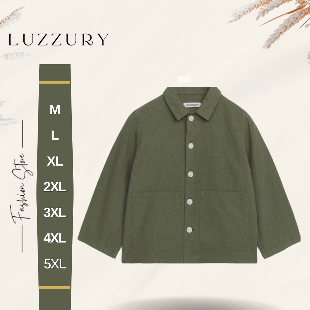 Kemeja Blouse Wanita Hijau Army