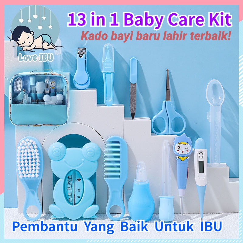 Baby Care Baby Nail Set Care 10in1 Alat Perawatan Bayi 1 Set Lengkap Kualitas Impor / Baby Care kit set 10in1 / Baby Gift Set / Termurah Baby Care Kit Care Peralatan Kebersihan Bayi Baby Health Grooming Kit